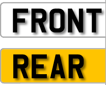 4D Number plates
